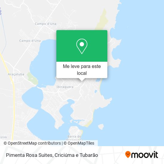 Pimenta Rosa Suites mapa