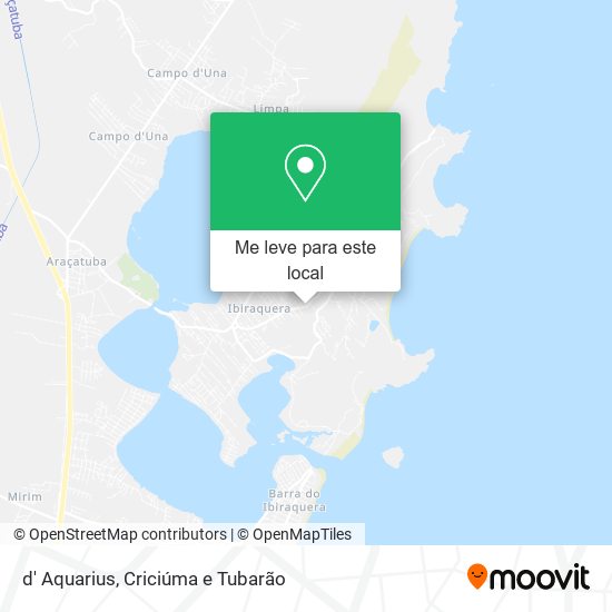 d' Aquarius mapa
