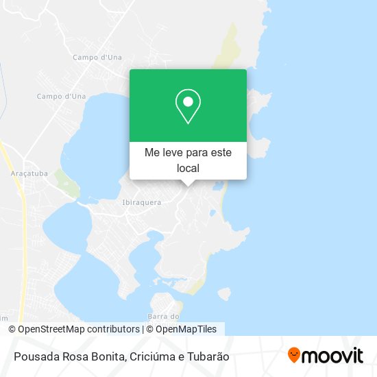 Pousada Rosa Bonita mapa