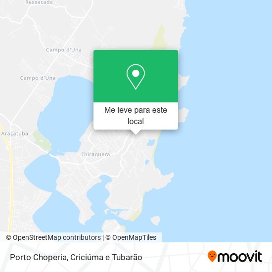 Porto Choperia mapa