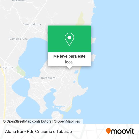 Aloha Bar - Pdr mapa