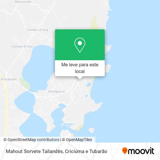 Mahout Sorvete Tailandês mapa