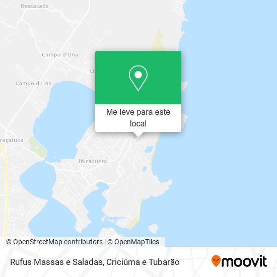 Rufus Massas e Saladas mapa