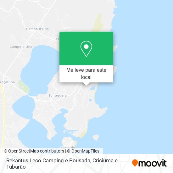 Rekantus Leco Camping e Pousada mapa