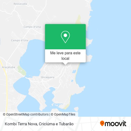 Kombi Terra Nova mapa