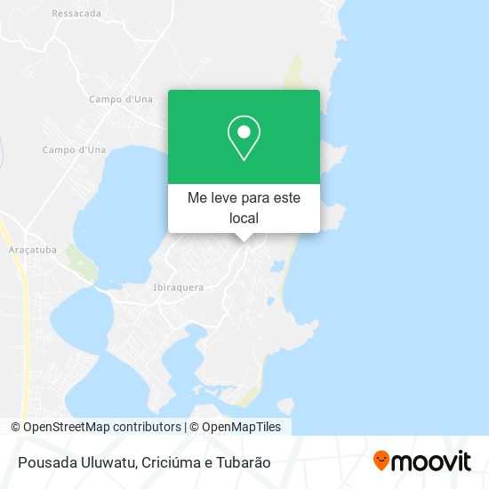 Pousada Uluwatu mapa