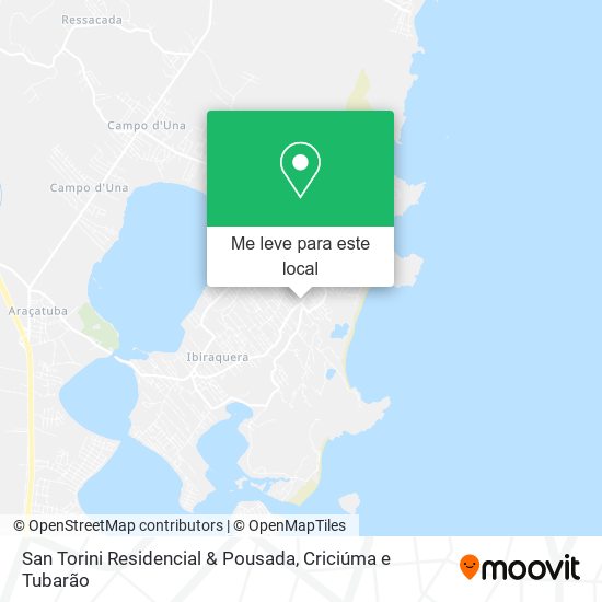San Torini Residencial & Pousada mapa