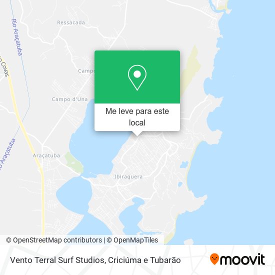 Vento Terral Surf Studios mapa