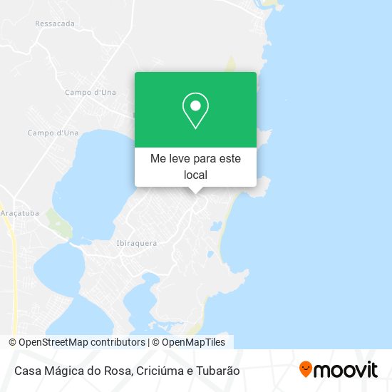 Casa Mágica do Rosa mapa