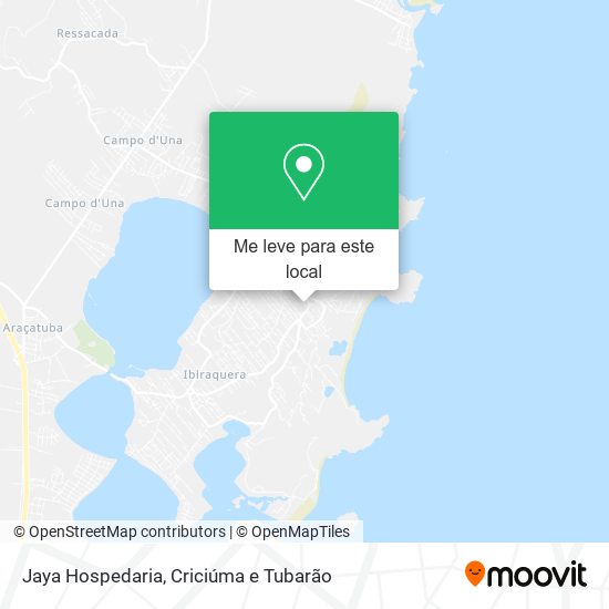 Jaya Hospedaria mapa