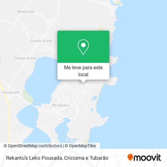 Rekantu's Leko Pousada mapa