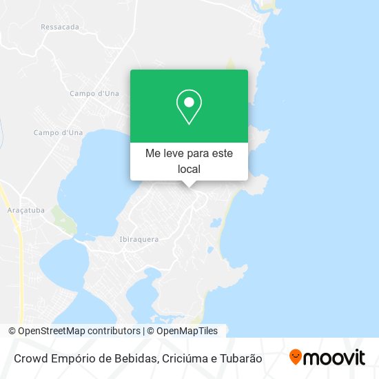Crowd Empório de Bebidas mapa