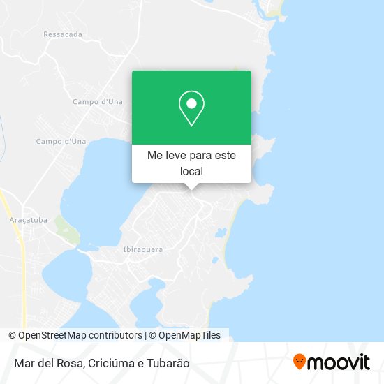 Mar del Rosa mapa