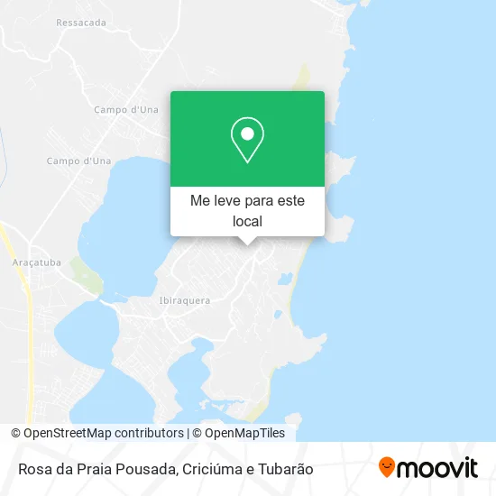 Rosa da Praia Pousada mapa