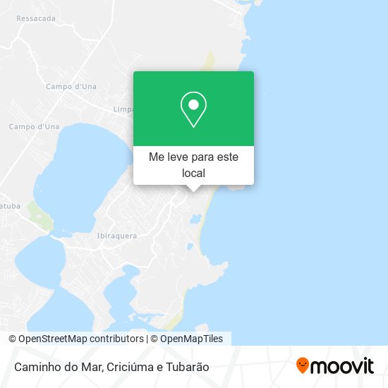 Caminho do Mar mapa