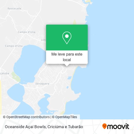 Oceanside Açaí Bowls mapa