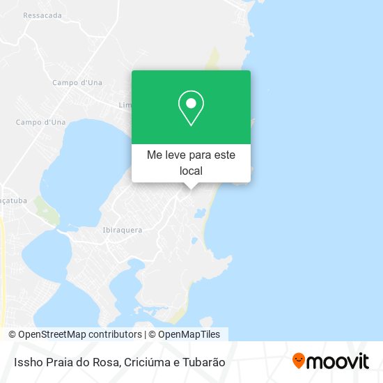 Issho Praia do Rosa mapa