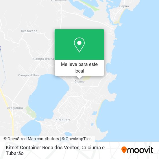 Kitnet Container Rosa dos Ventos mapa