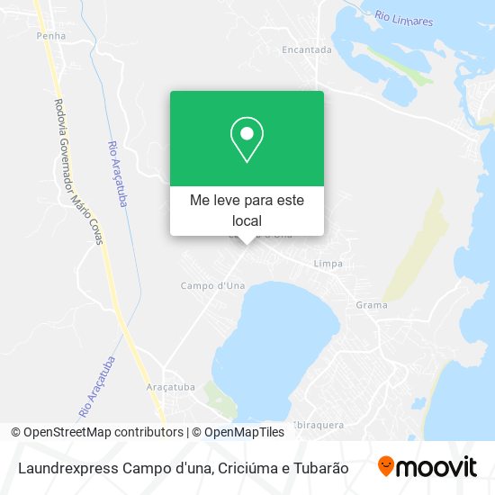 Laundrexpress Campo d'una mapa