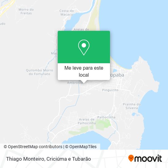 Thiago Monteiro mapa