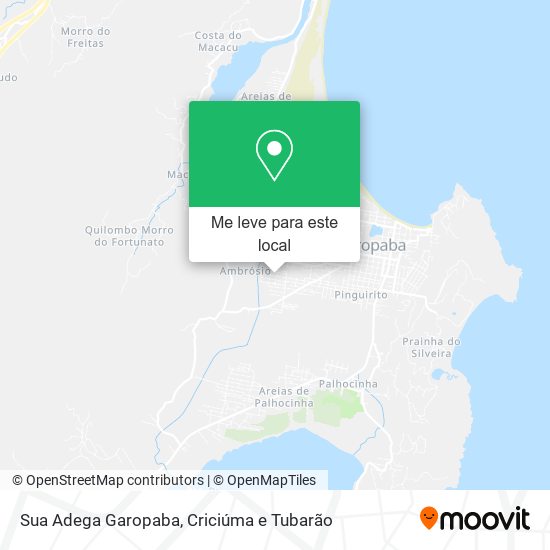 Sua Adega Garopaba mapa