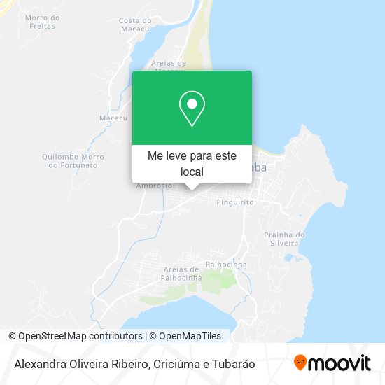 Alexandra Oliveira Ribeiro mapa
