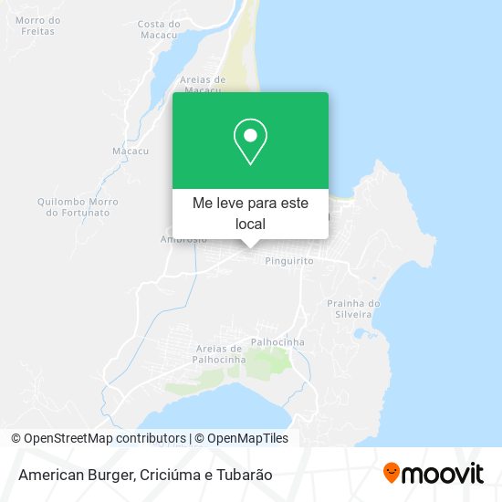 American Burger mapa
