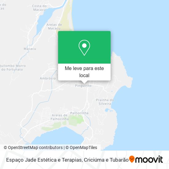 Espaço Jade Estética e Terapias mapa