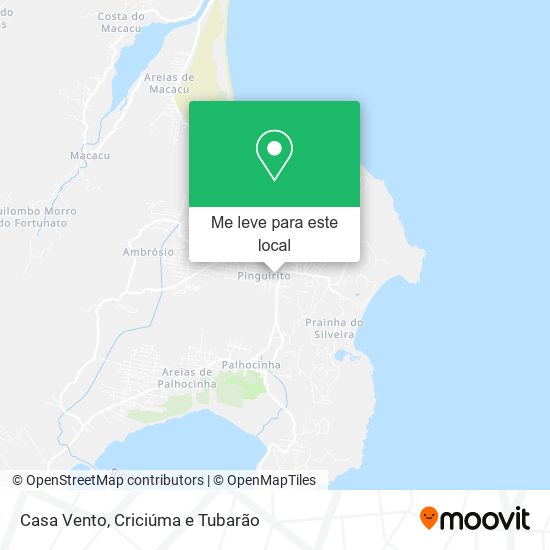 Casa Vento mapa
