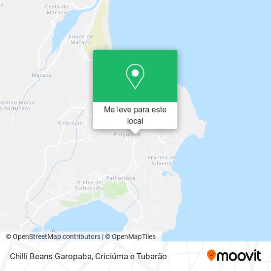 Chilli Beans Garopaba mapa