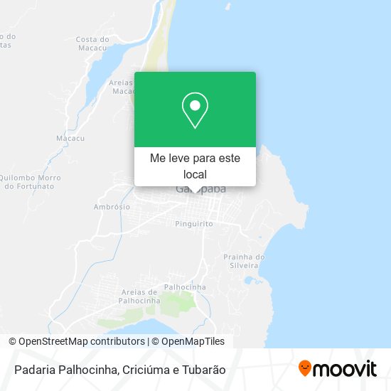 Padaria Palhocinha mapa