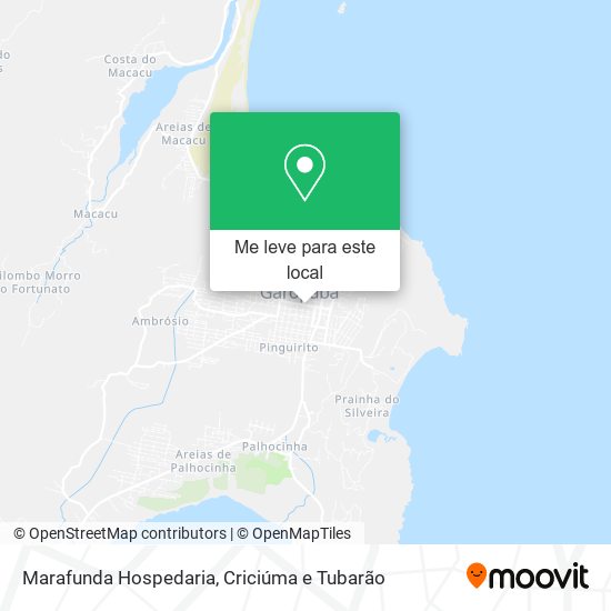 Marafunda Hospedaria mapa