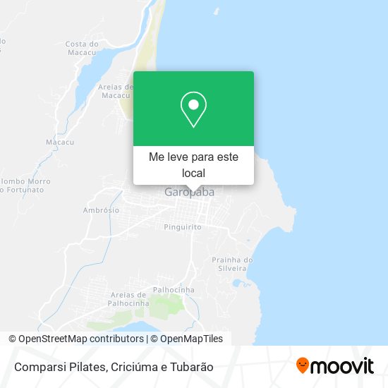 Comparsi Pilates mapa