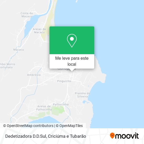 Dedetizadora D.D.Sul mapa