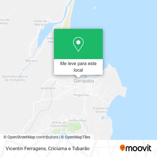 Vicentin Ferragens mapa
