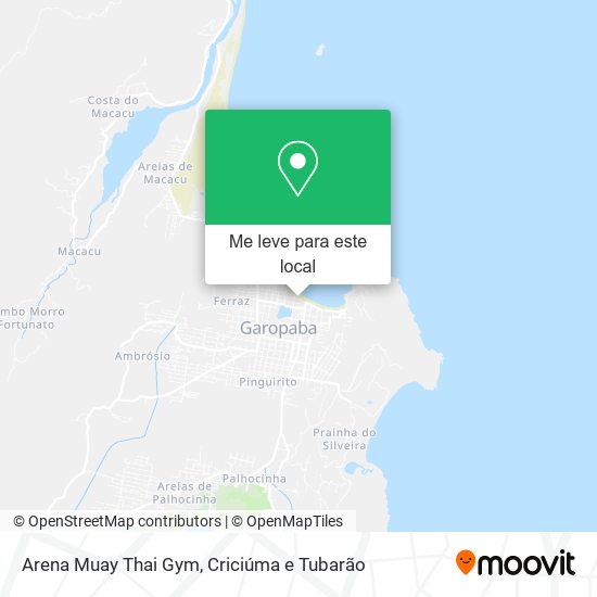Arena Muay Thai Gym mapa