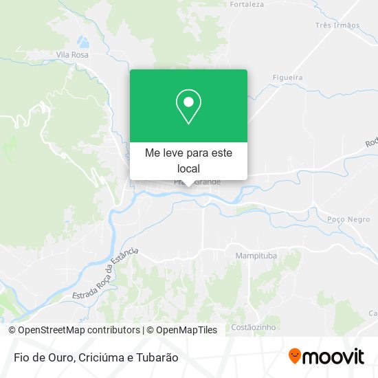 Fio de Ouro mapa