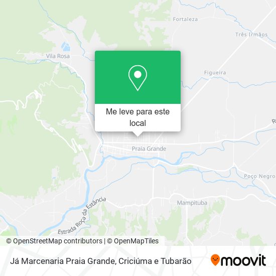 Já Marcenaria Praia Grande mapa