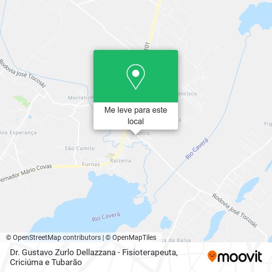 Dr. Gustavo Zurlo Dellazzana - Fisioterapeuta mapa