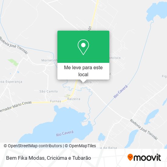 Bem Fika Modas mapa