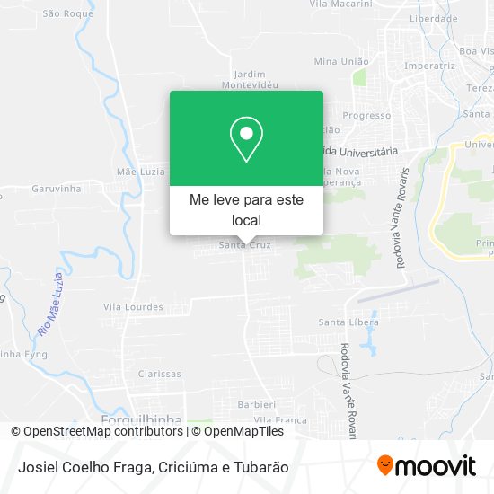 Josiel Coelho Fraga mapa