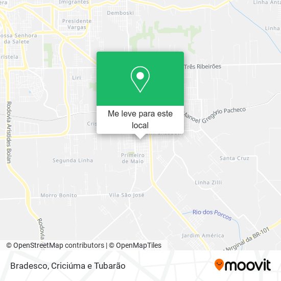 Bradesco mapa