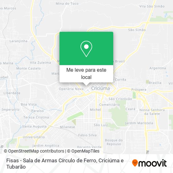 Fisas - Sala de Armas Círculo de Ferro mapa