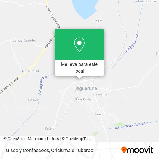 Gissely Confecções mapa