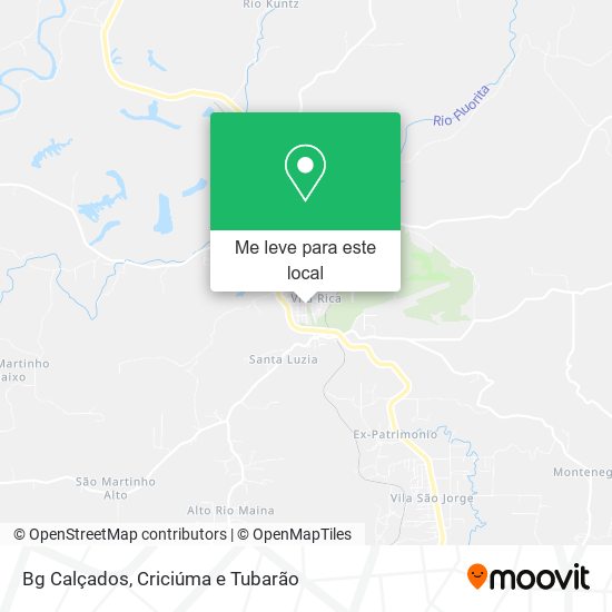Bg Calçados mapa