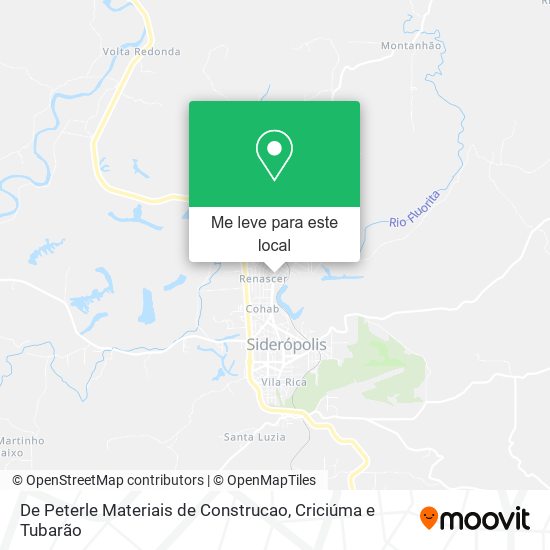 De Peterle Materiais de Construcao mapa