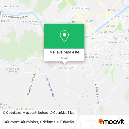 Alumont Aluminios mapa