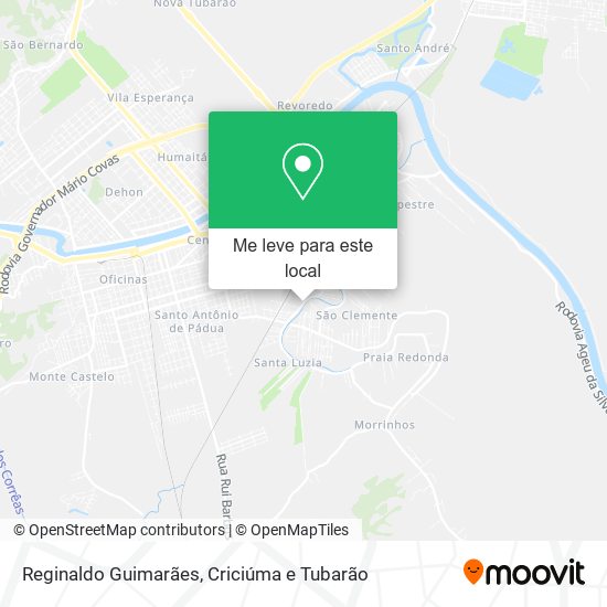 Reginaldo Guimarães mapa