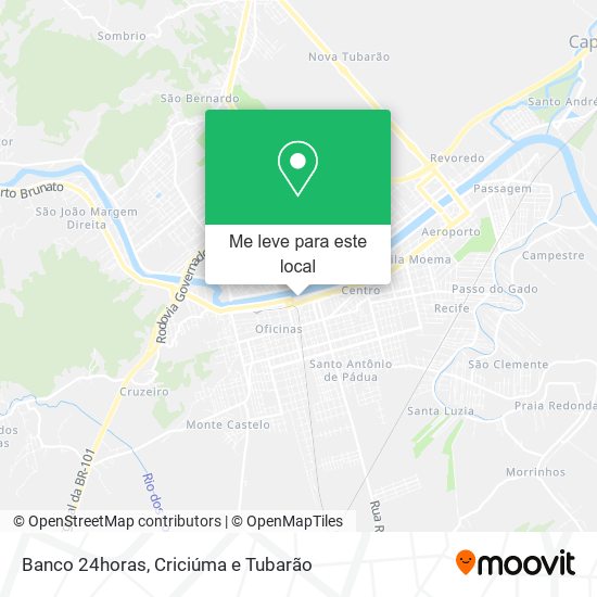 Banco 24horas mapa