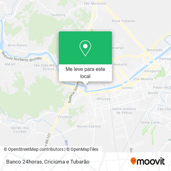 Banco 24horas mapa